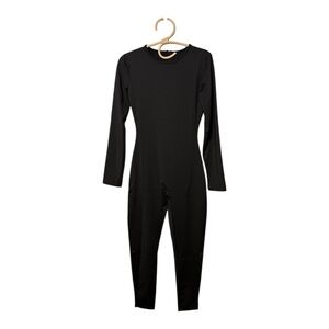 NWOT Black Long Sleeve Full Body Dance Cosplay Catsuit Jumpsuit Size Small